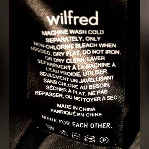 Aritzia Wilfred Angie Mini Skirt Vegan Leather in Black Women’s Size 10 - Picture 6 of 6